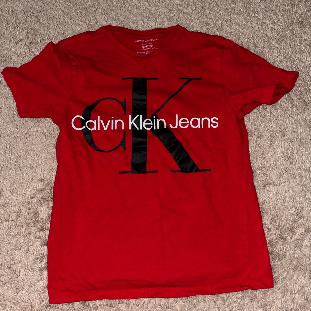 Calvin Klein Red Graphic Tee